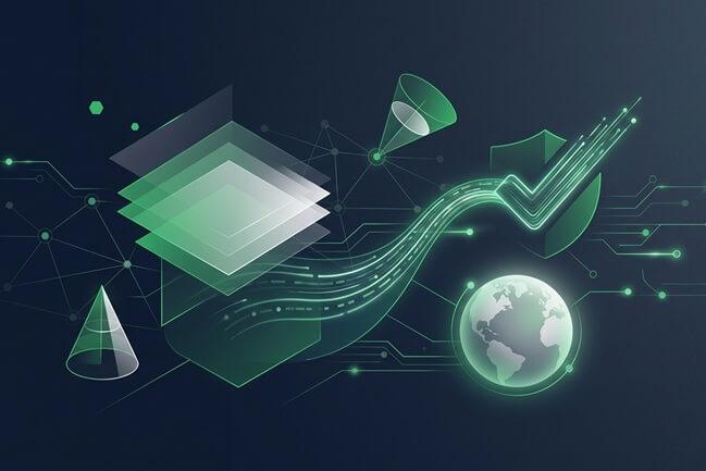 Abstract art for Deploying an AI Risk Assessment System for Research Due Diligence case study
